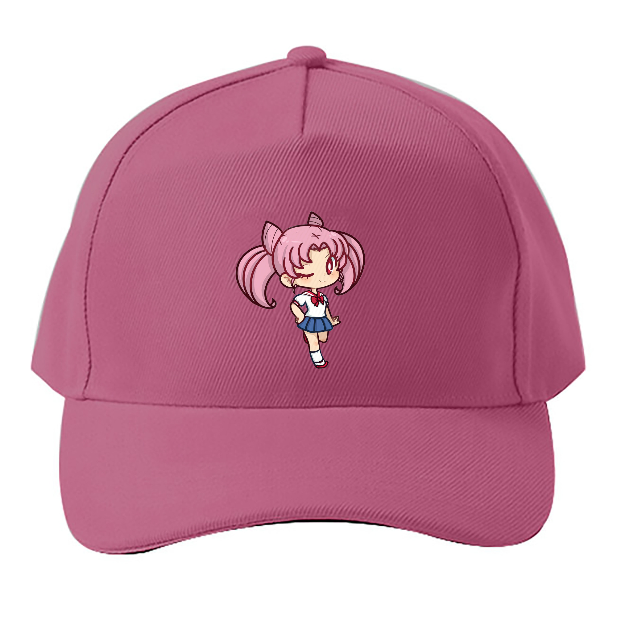 （画像用） 美少女戦士セーラームーン ちびうさ Sailor Moon Chibiusa Tsukino Usagi Small Lady Serenity ベースボールキャップ 綿100％ 男女兼用 帽子 スポーツ